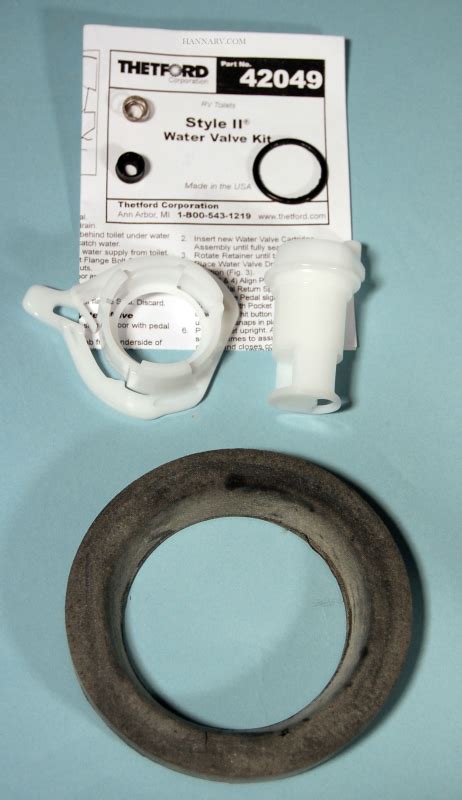 Thetford aqua magic style ii toilet valve replacement parts